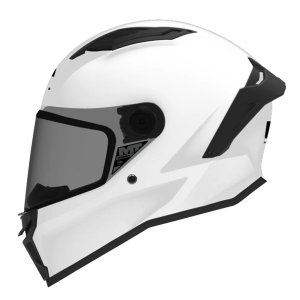 Casca integrala MT Stinger 2 Kids Pure A0 alb lucios - tip viziera: MT-V-28B - casca de copii